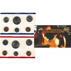 United States Mint UNC coinset 1995 P and D